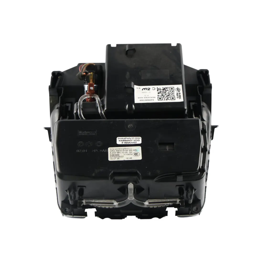 Console centrale Vassoio portacenere anteriore Nero per Mercedes C205 con numero di parte A2056801005 Mercedes C205 Console centrale Vassoio portacenere anteriore Nero - SKU A2056801005 - Numero di parte A2056801005
