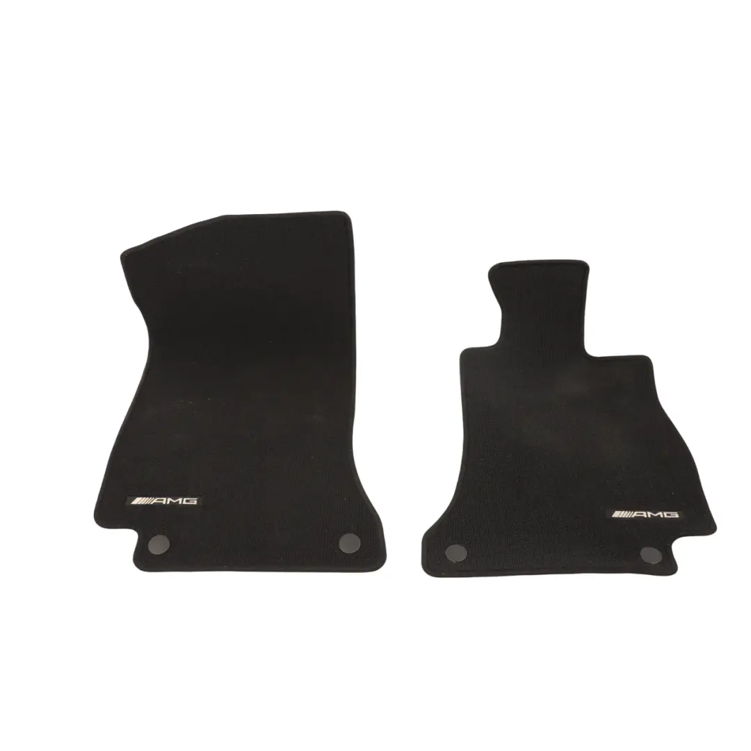 Interior Carpet Floor Mats Black Front Rear Set to Mercedes C205 AMG with Part number A2056802601 Mercedes C205 AMG Interior Carpet Floor Mats Black Front Rear Set - SKU RHD-A2056802601-1 - Part number A2056802601