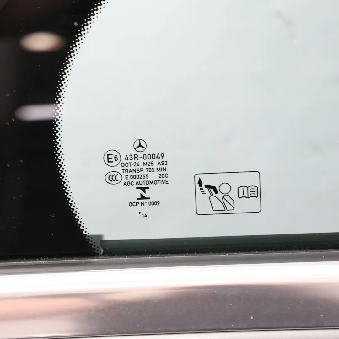 Mercedes W205 Door Rear Right O/S Palladium Silver Metallic - 792 - SKU A2057300205-PAL - Part number A2057300205