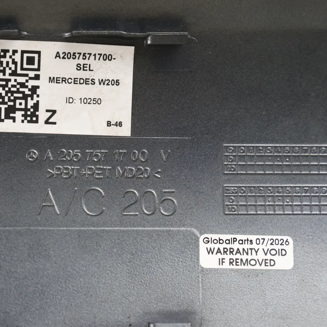 Mercedes C205 Fuel Filler Flap Cap Selenite Grey Metallic - 992 - SKU A2057571700-SEL - Part number A2057571700