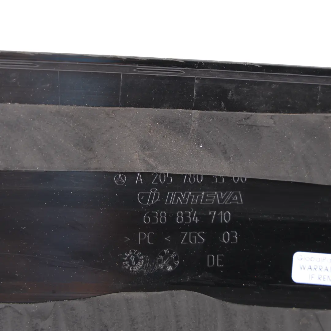 Mercedes C205 Panoramic Sliding Roof Glass Cap Front Spoiler - SKU A2057803300 - Part number A2057803300
