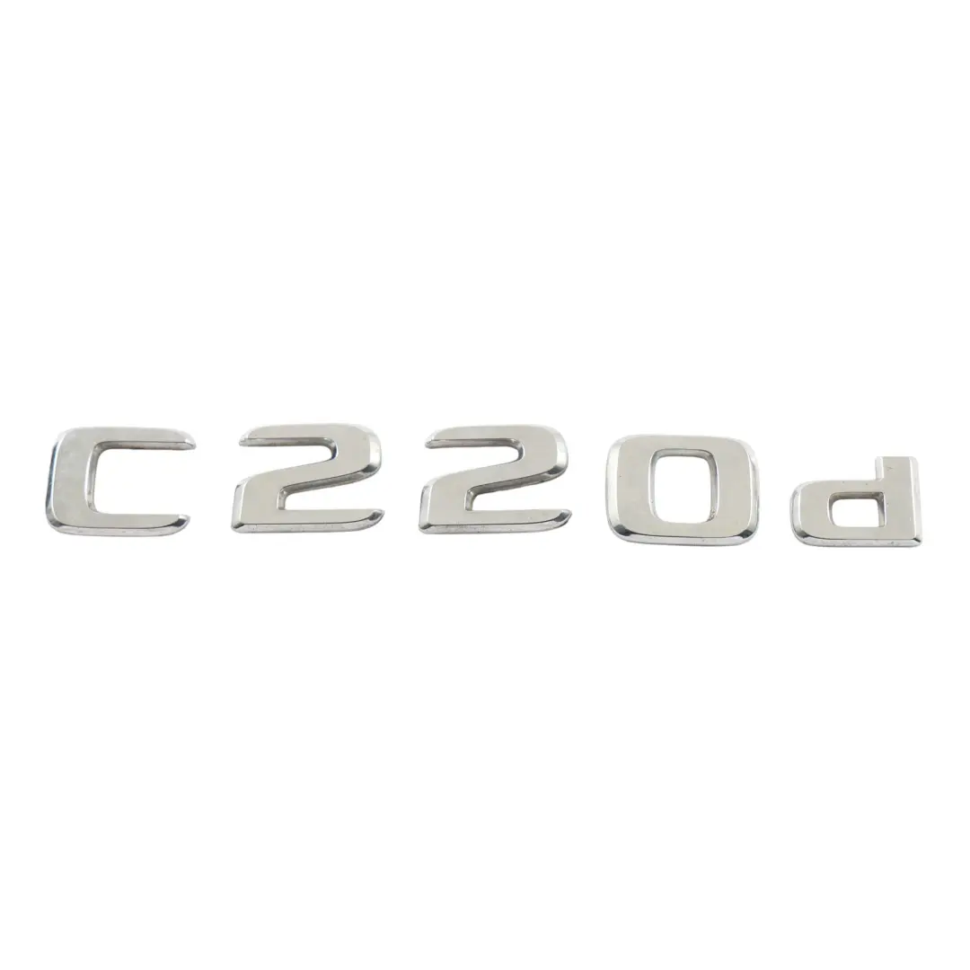 Emblemat Napis Klapy Bagażnika C220D do Mercedes C205 o numerze A2058179600 Mercedes C205 Emblemat Napis Klapy Bagażnika C220D - SKU A2058179600 - Numer Części A2058179600