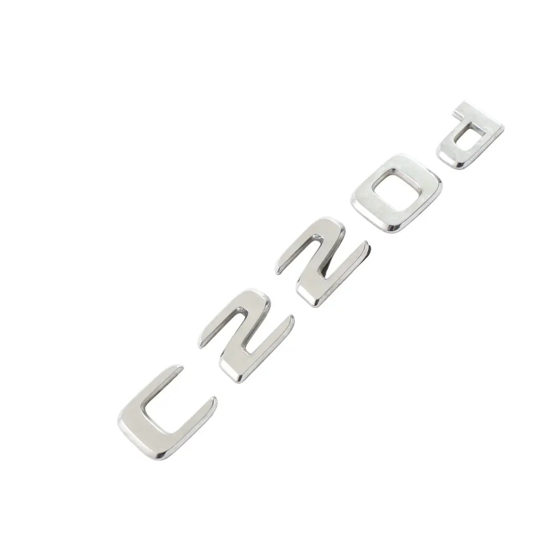 Boot Trunk Lid Model Badge Emblem C220D Lettering to Mercedes C205 with Part number A2058179600 Mercedes C205 Boot Trunk Lid Model Badge Emblem C220D Lettering - SKU A2058179600 - Part number A2058179600