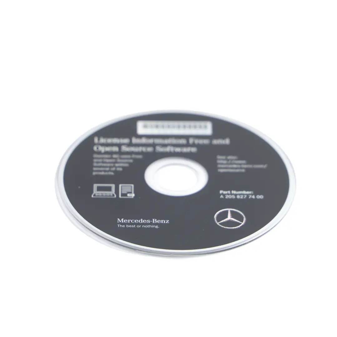 Płyta CD Licencja Oprogramowanie Open Source do Mercedes C205 o numerze A2058277400 Mercedes C205 Płyta CD Licencja Oprogramowanie Open Source - SKU A2058277400 - Numer Części A2058277400