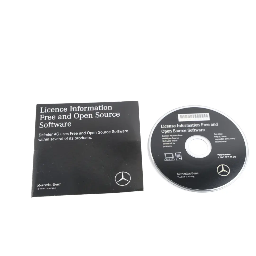 Informazioni Licenza Software Libero Open Source per Mercedes C205 CD con numero di parte A2058277400 Mercedes C205 CD Informazioni Licenza Software Libero Open Source - SKU A2058277400 - Numero di parte A2058277400