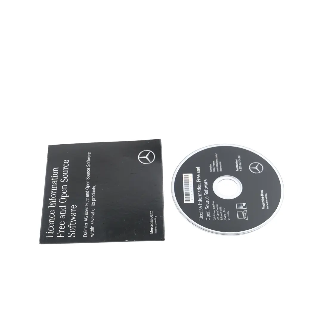 Mercedes C205 Płyta CD Licencja Oprogramowanie Open Source - SKU A2058277400 - Numer Części A2058277400