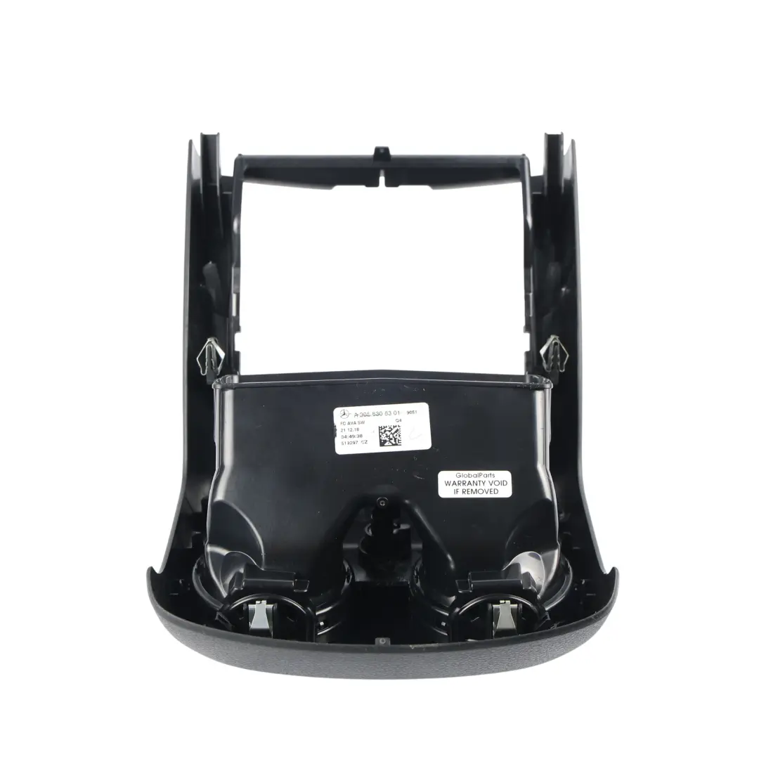 Mercedes W205 Mittelkonsole Hinten Lüftung Ablage Schwarz - SKU A2058308301-5 - Teilenummer A2058308301
