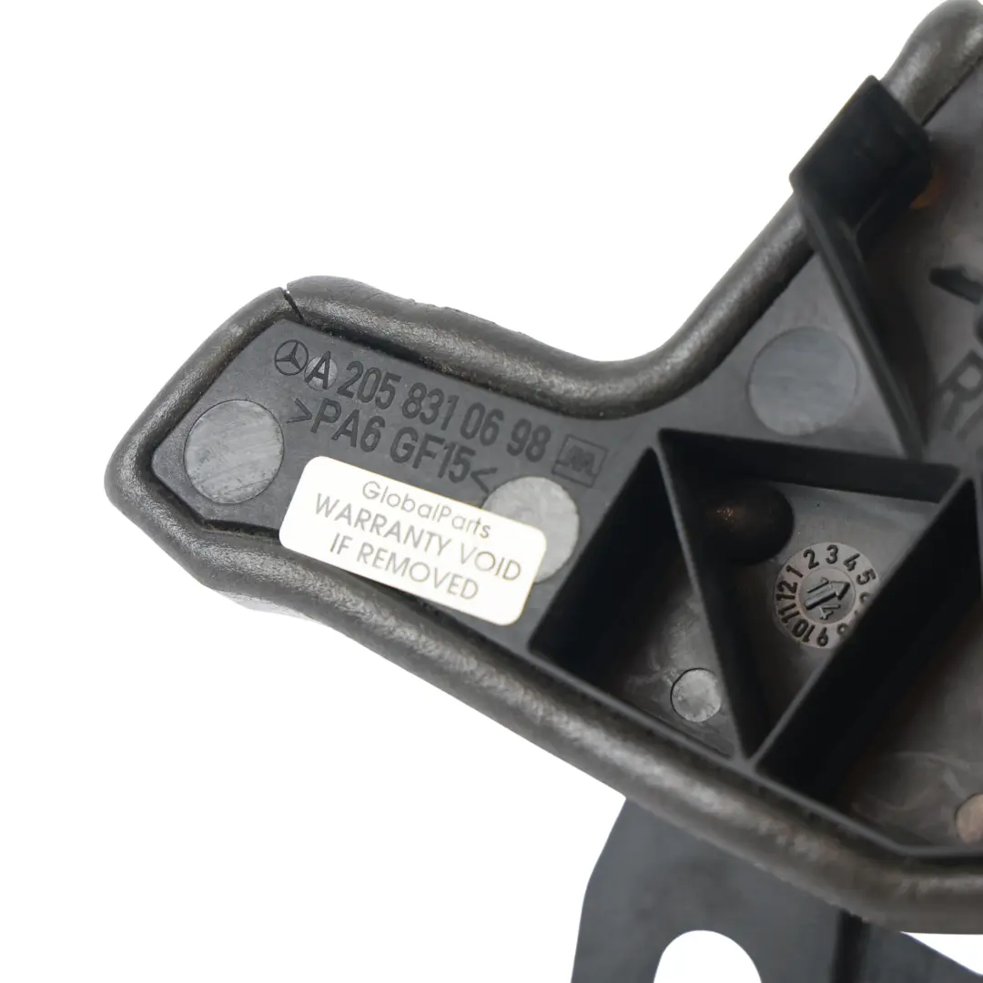 Mercedes W205 C205 Junta Soporte Conducto Aire Inferior Derecho - SKU A2058310698 - Número de pieza A2058310698