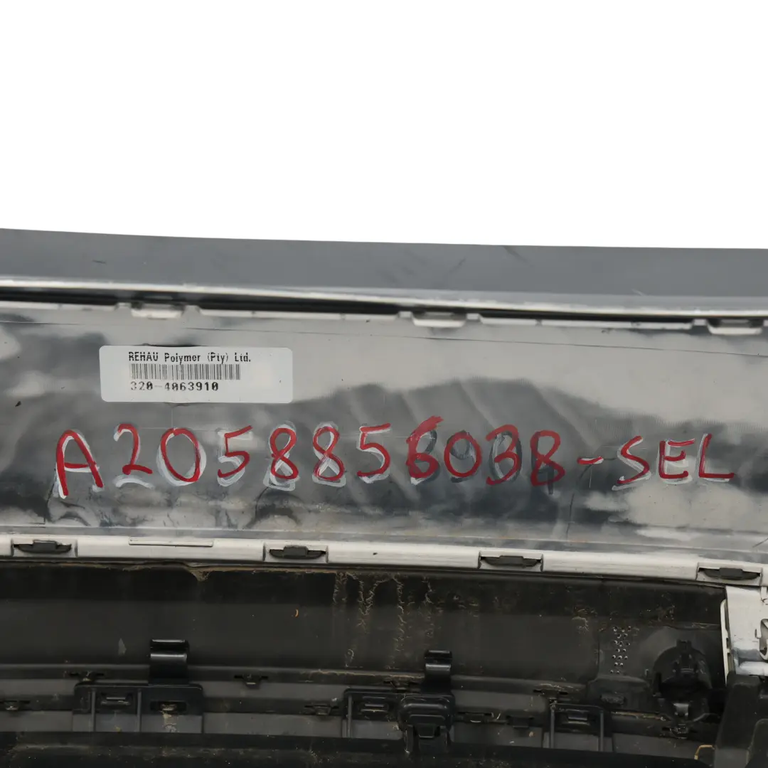 Mercedes W205 Zderzak Tylny AMG Selenite Grey Szary Metalik - 992 - SKU A2058856038-SEL - Numer Części A2058856038