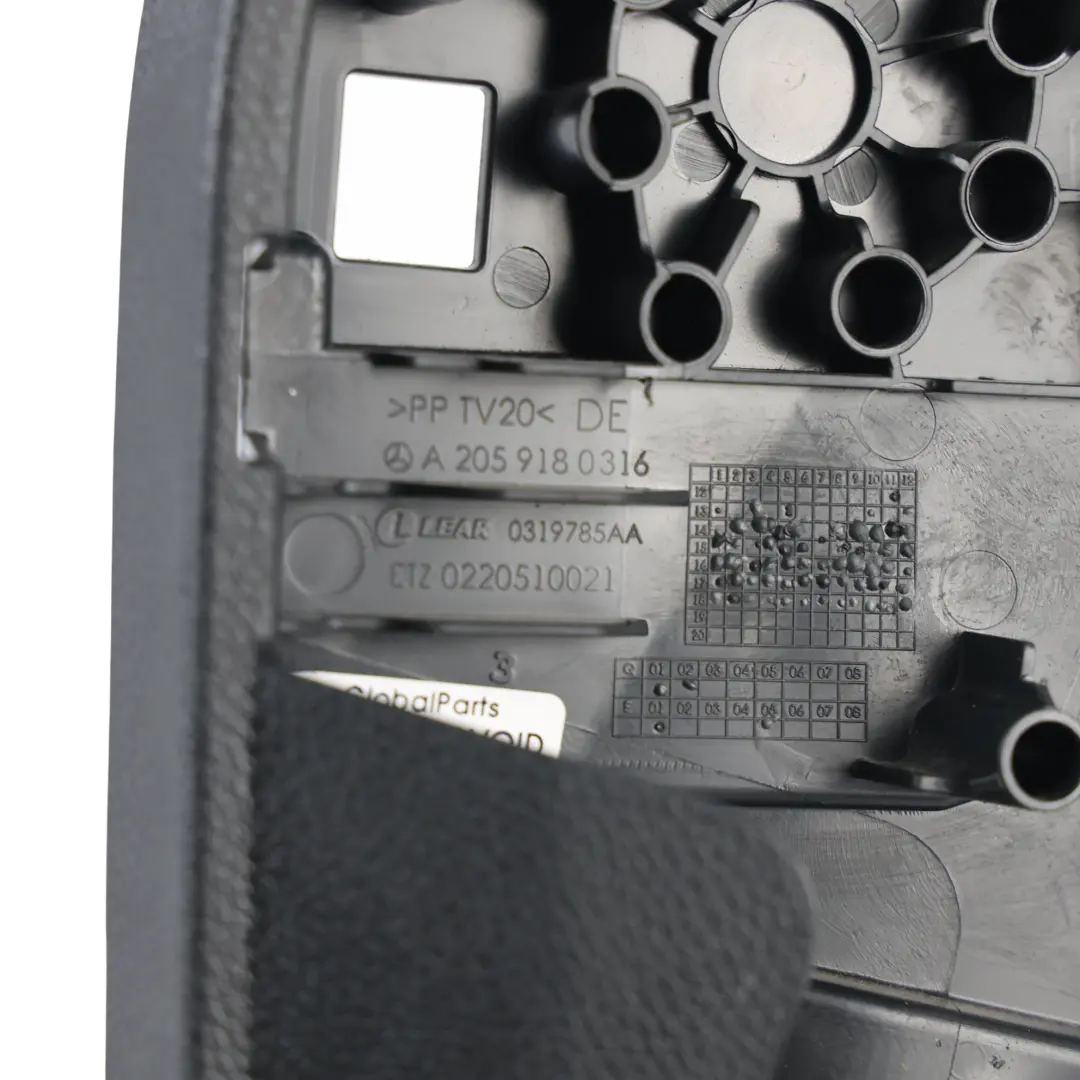 Mercedes W205 W213 Prowadnica Panelu Tapicerki Fotela Lewa - SKU A2059180316 - Numer Części A2059180316