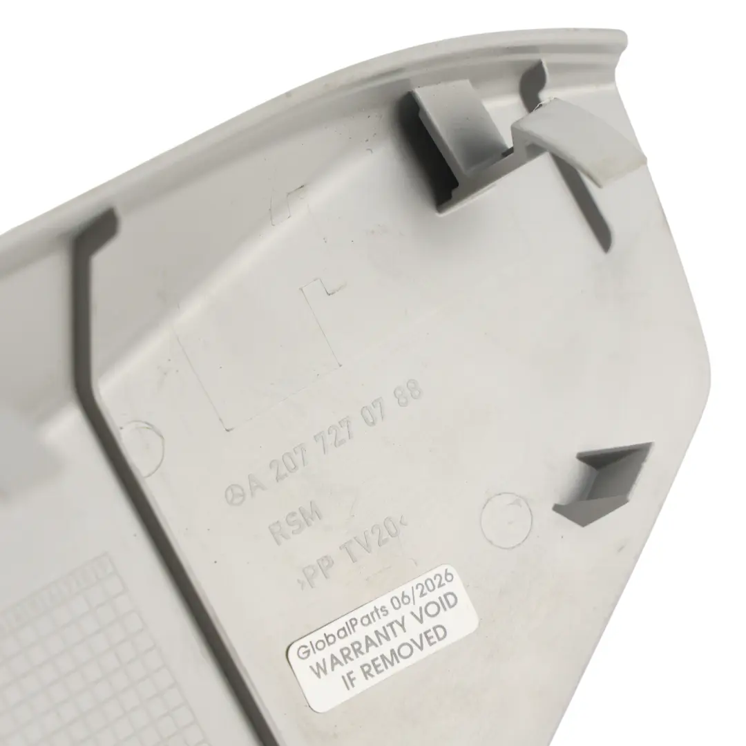 Mercedes W207 Tapicerka Osłona Drzwi Szara Przednia Lewa - SKU A2077270788-1 - Numer Części A2077270788