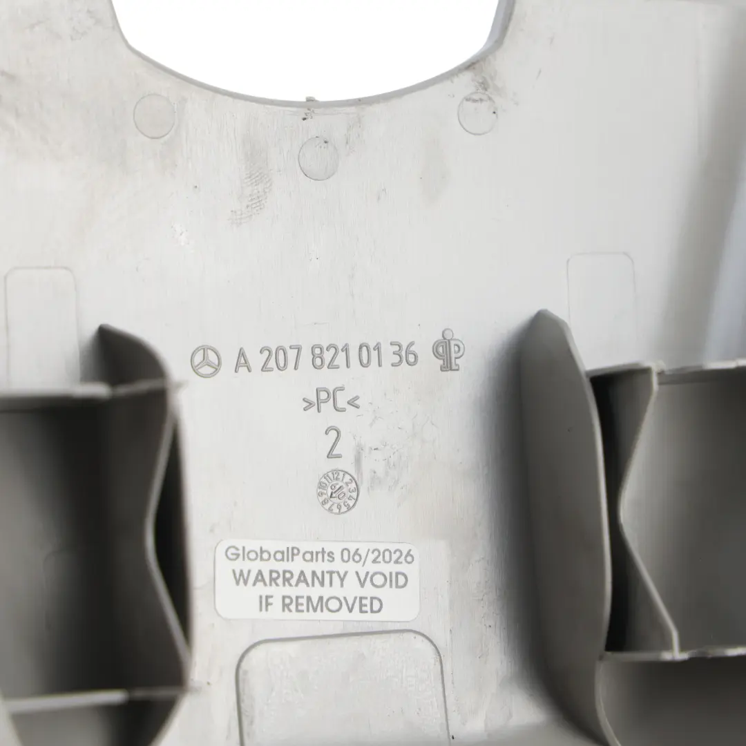 Mercedes C207 Sensor Lluvia Luz Cubierta Marco Moldura Gris - SKU A2078210136 - Número de pieza A2078210136