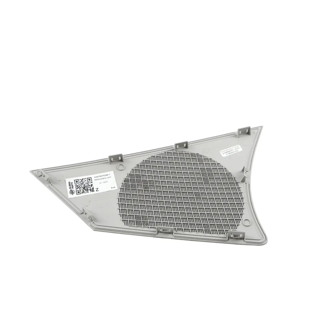 Mercedes C207 Couvercle Haut-Parleur Arrière Gauche Garniture - SKU A2078270340-1 - Numéro de pièce A2078270340
