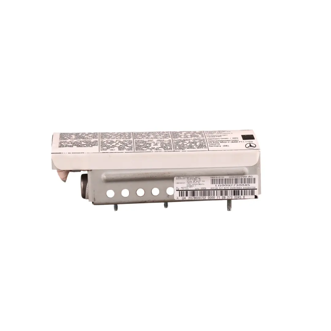 Mercedes W204 C207 Side Air Module Curtain Rear Left N/S - SKU A2078600702 - Part number A2078600702