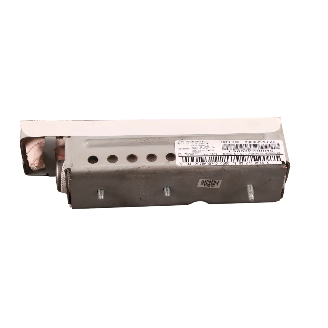 Side Air Module Curtain Rear Left N/S to Mercedes W204 C207 with Part number A2078600702 Mercedes W204 C207 Side Air Module Curtain Rear Left N/S - SKU A2078600702 - Part number A2078600702