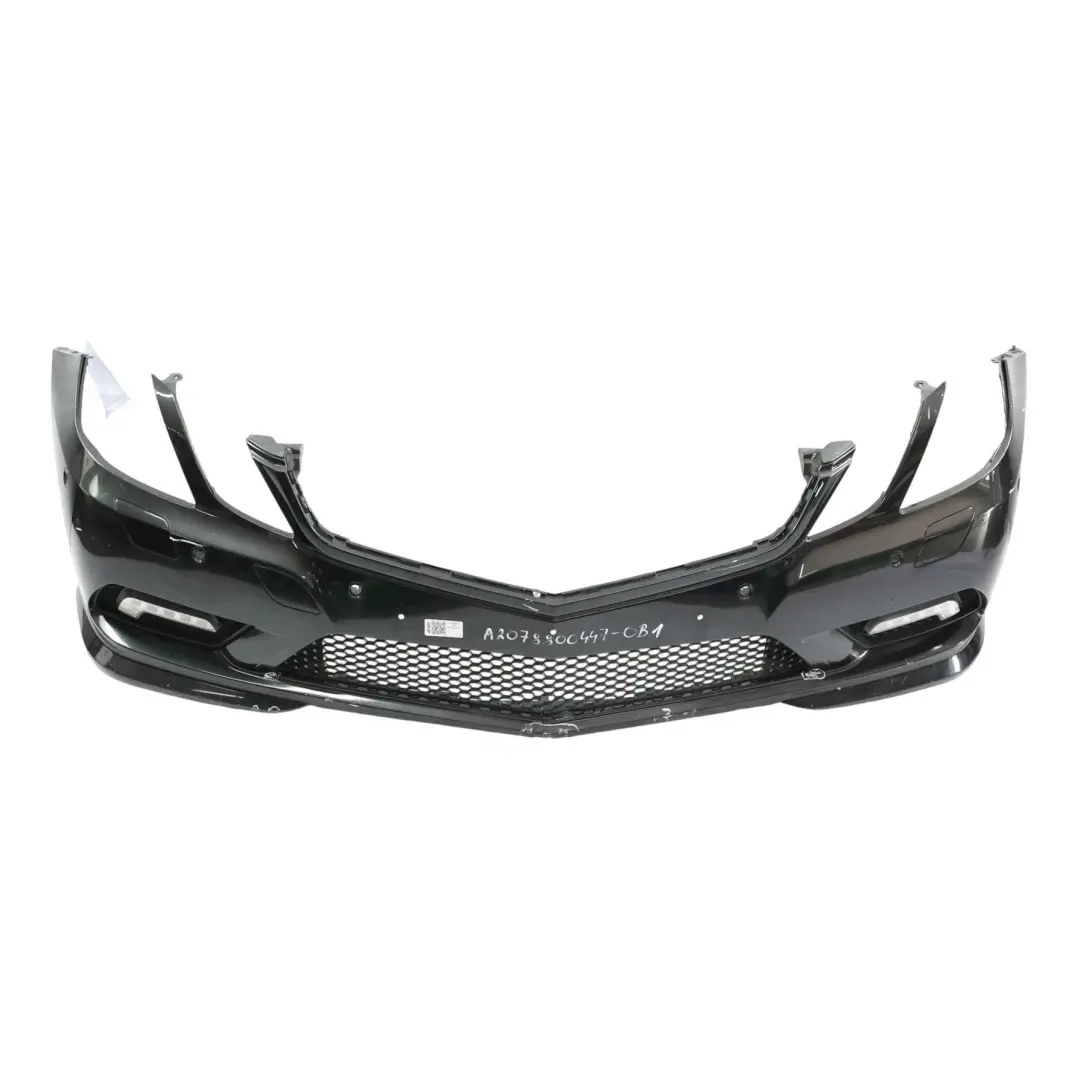 Mercedes W207 Bumper Front Trim Panel Obsidian Black Metallic - 197 - SKU A2078800447-OB1 - Part number A2078800447