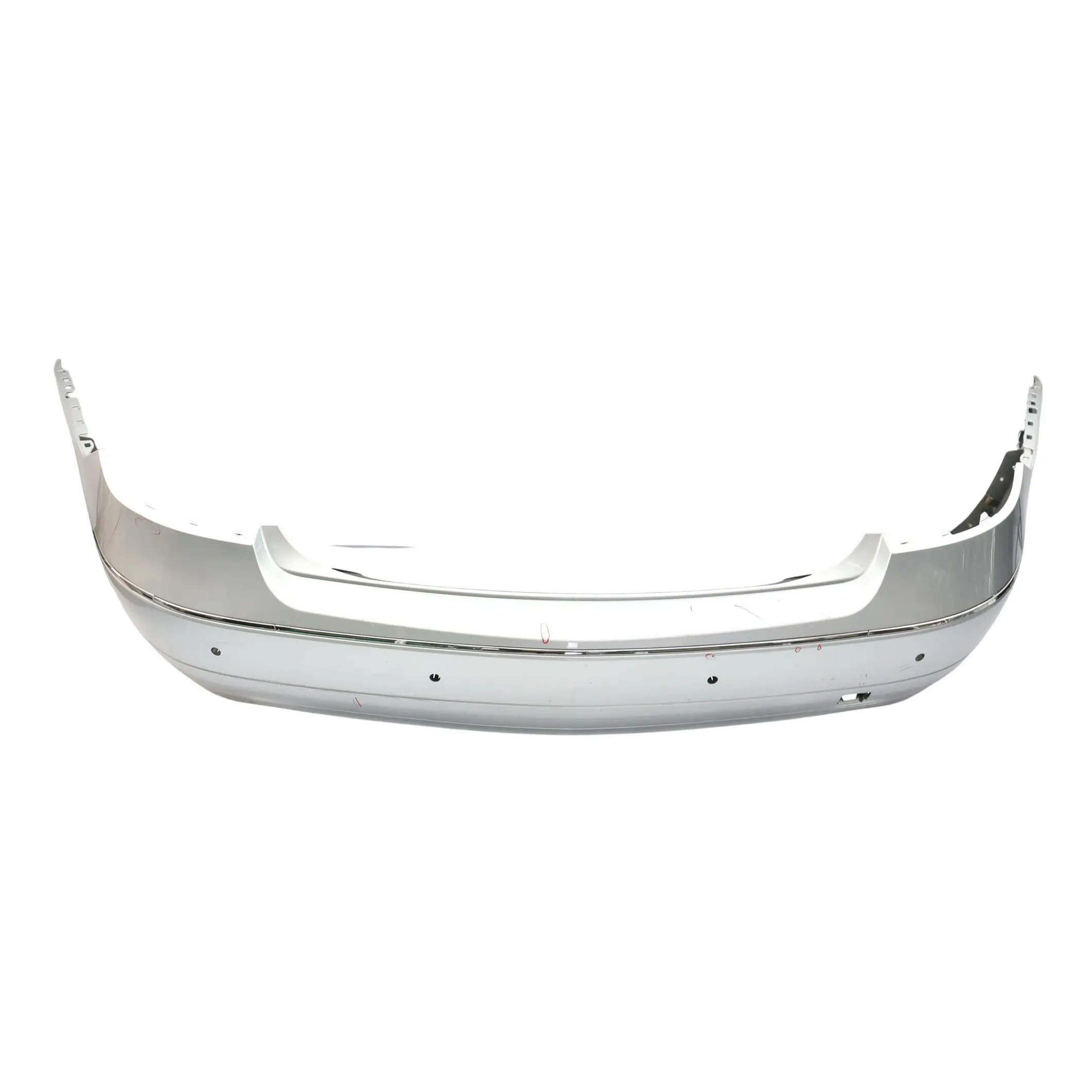 Mercedes W207 Rear Bumper Trim Panel Covering Iridium Silver Metallic - 775