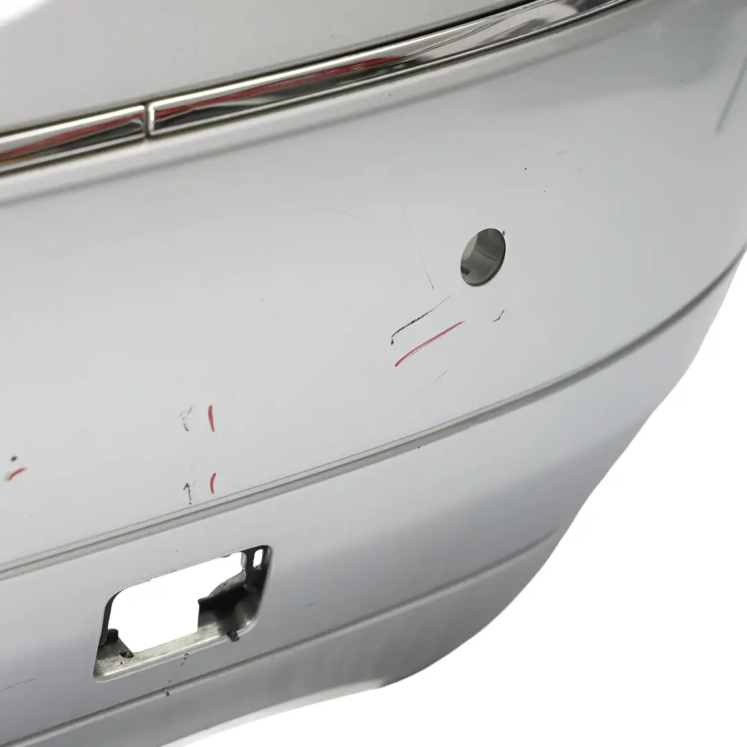 Mercedes W207 Rear Bumper Trim Panel Covering Iridium Silver Metallic - 775 - SKU A2078801447-IRS - Part number A2078801447