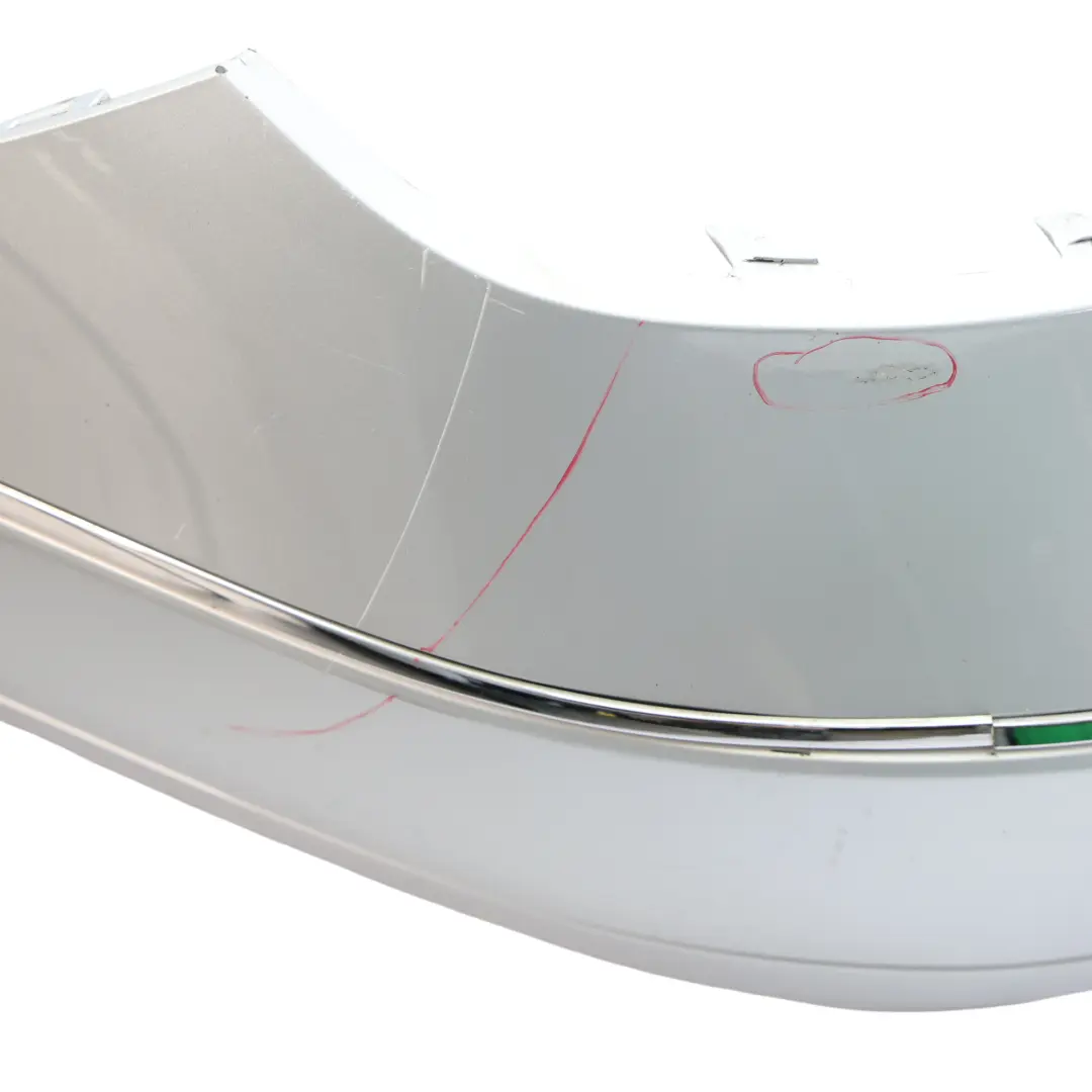 Mercedes W207 Rear Bumper Trim Panel Covering Iridium Silver Metallic - 775 - SKU A2078801447-IRS - Part number A2078801447