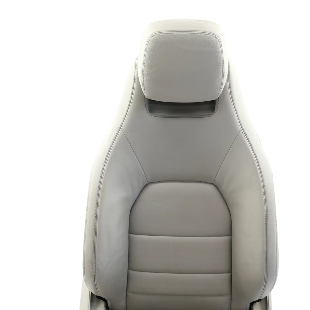 Mercedes C207 Coupe Front Seat Heated Electric Memory Right O/S Grey Leather - SKU A2079101747-27 - Part number A2079101747