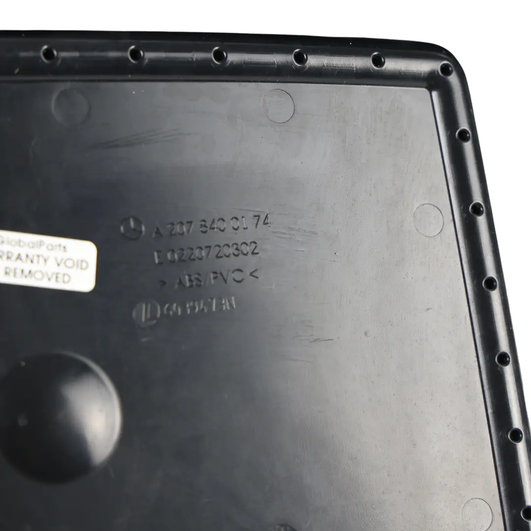 Mercedes W204 C207 Rear Seat Cup Holder Tray Storage Black - SKU A2079202821 - Part number A2079202821