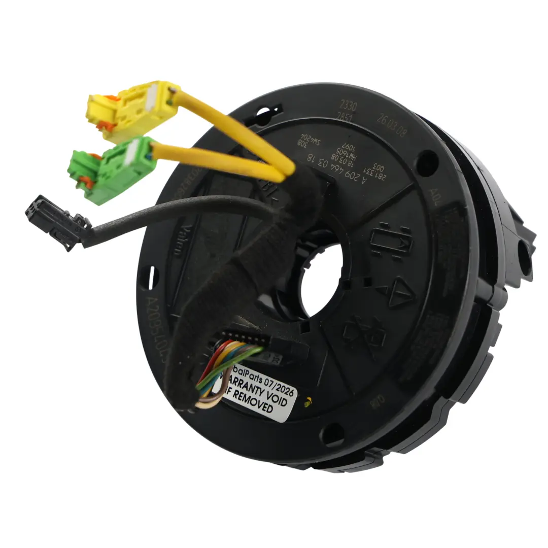 Steering Wheel Angle Sensor Ring to Mercedes CLK A209 with Part number A2094640318 Mercedes CLK A209 Steering Wheel Angle Sensor Ring - SKU A2094640318-1 - Part number A2094640318