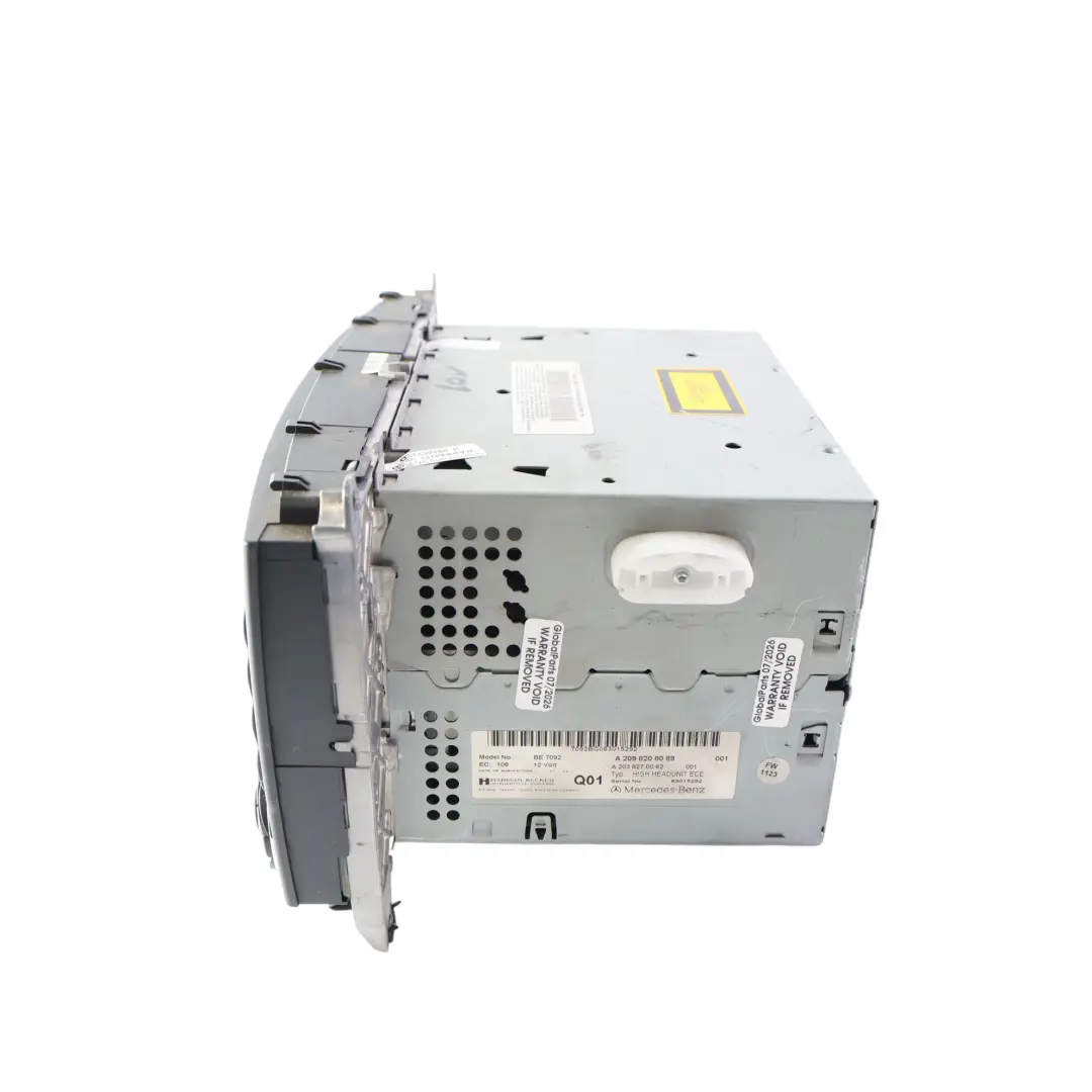 Mercedes A209 C209 Radio GPS Telefon CD Player Steuergerät - SKU A2098208089 - Teilenummer A2098208089