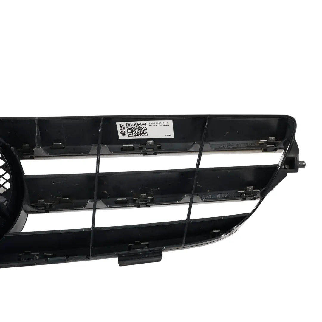 Griglia Anteriore Copertura Radiatore Cofano Cromo per Mercedes W209 con numero di parte A2098800123 Mercedes W209 Griglia Anteriore Copertura Radiatore Cofano Cromo - SKU A2098800123-1 - Numero di parte A2098800123