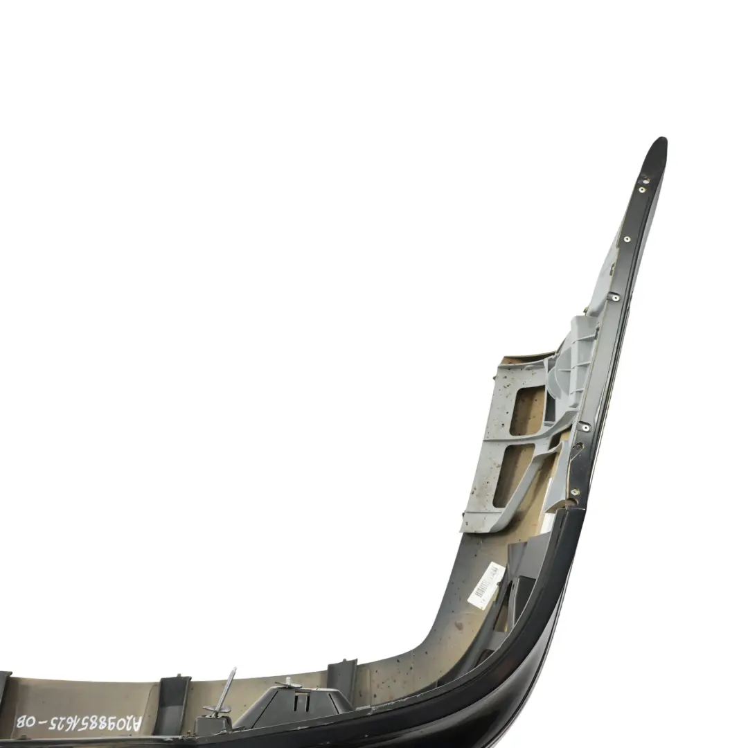 Bumper Mercedes W209 Trim Panel Covering Obsidian Black Metallic - 197 to Rear with Part number A2098851625 Rear Bumper Mercedes W209 Trim Panel Covering Obsidian Black Metallic - 197 - SKU A2098851625-OB - Part number A2098851625