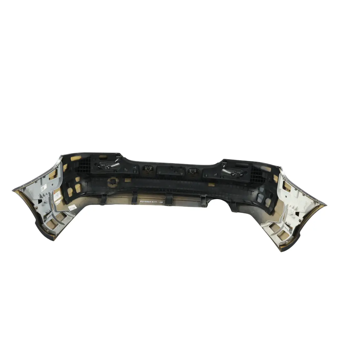 Bumper Mercedes W209 Trim Panel Covering Obsidian Black Metallic - 197 to Rear with Part number A2098851625 Rear Bumper Mercedes W209 Trim Panel Covering Obsidian Black Metallic - 197 - SKU A2098851625-OB - Part number A2098851625