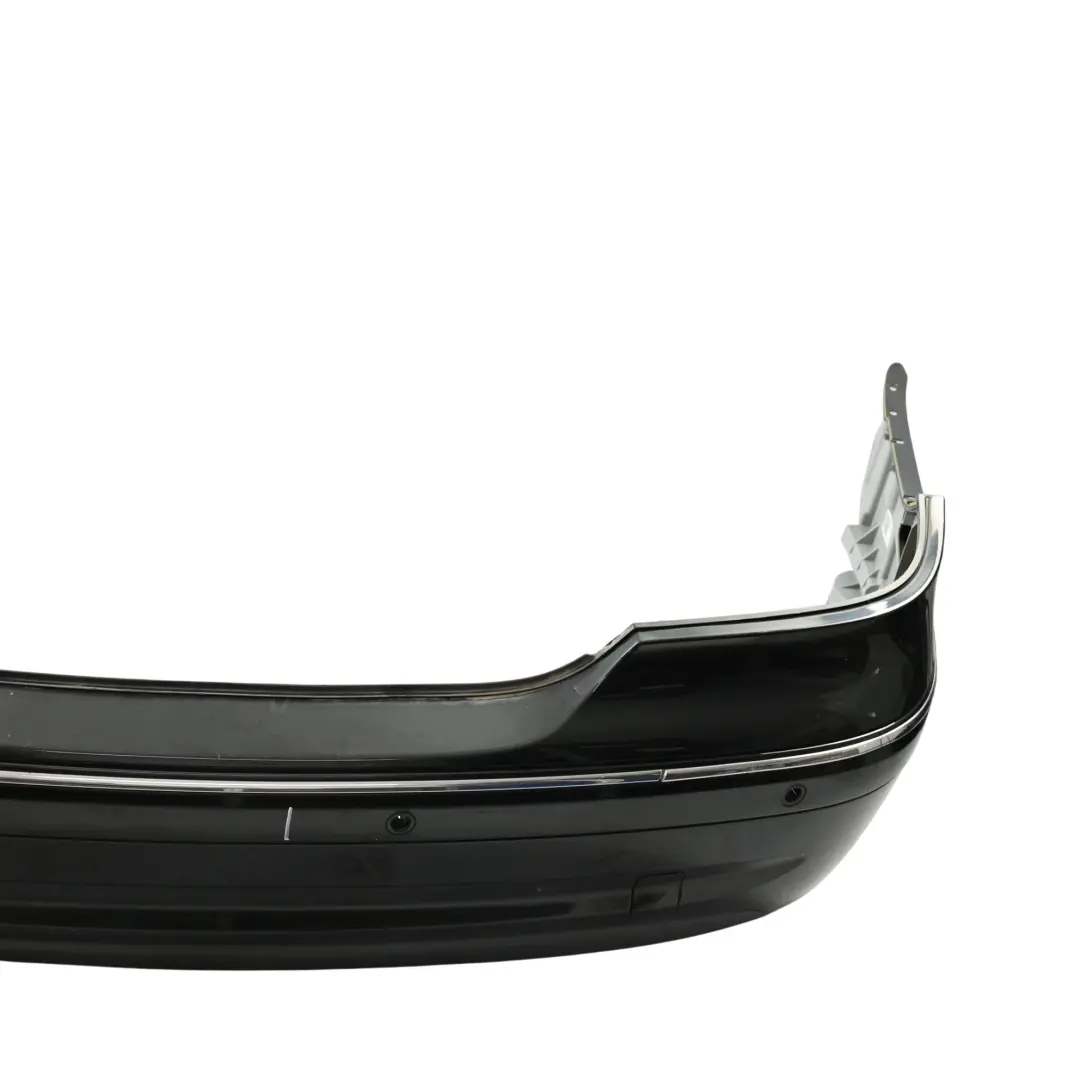 Rear Bumper Mercedes W209 Trim Panel Covering Obsidian Black Metallic - 197 - SKU A2098851625-OB - Part number A2098851625