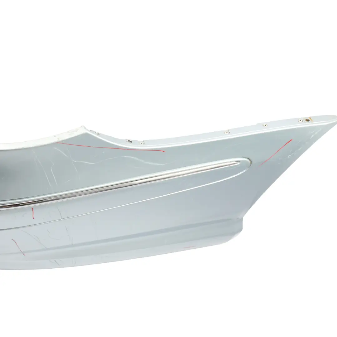 Mercedes W209 Rear Bumper AMG Trim Panel Covering Tellurium Silver - 762 - SKU A2098851725-TES - Part number A2098851725