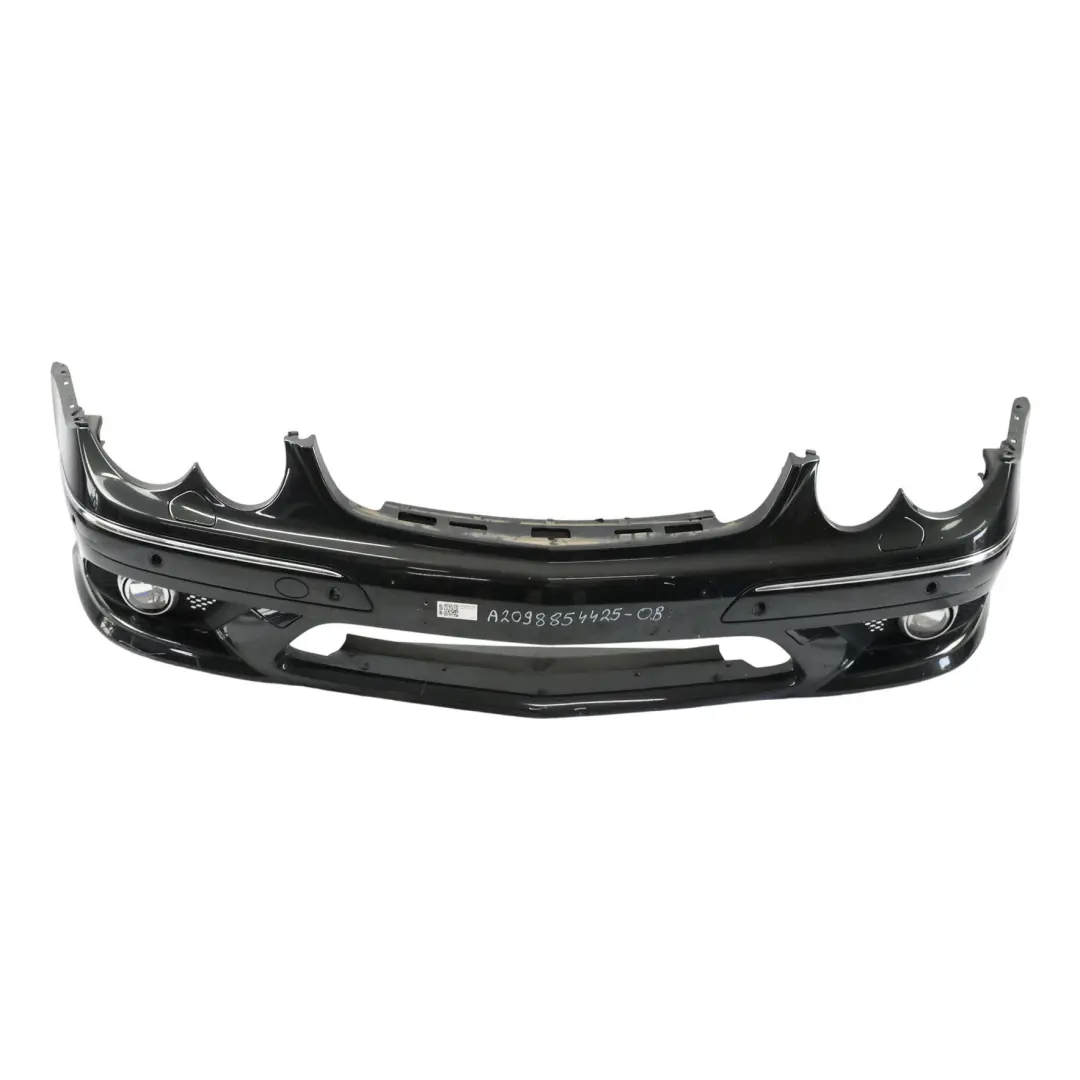Front Bumper AMG Trim Panel Cover Obsidian Black Metallic - 197 to Mercedes W209 with Part number A2098854425 Mercedes W209 Front Bumper AMG Trim Panel Cover Obsidian Black Metallic - 197 - SKU A2098854425-OB - Part number A2098854425