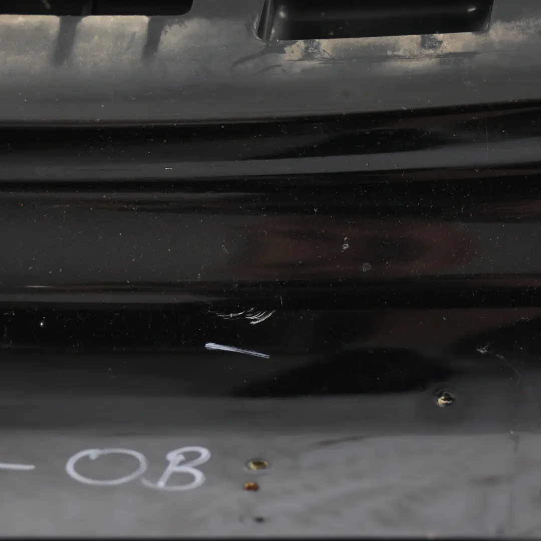 Mercedes W209 Front Bumper AMG Trim Panel Cover Obsidian Black Metallic - 197 - SKU A2098854425-OB - Part number A2098854425