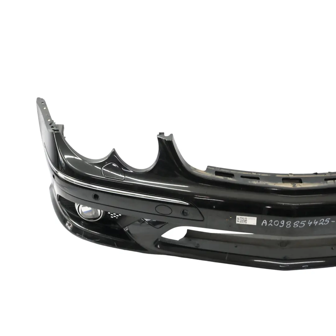 Mercedes W209 Zderzak Przedni AMG Obsidian Black Czarny Metalik - 197 - SKU A2098854425-OB - Numer Części A2098854425