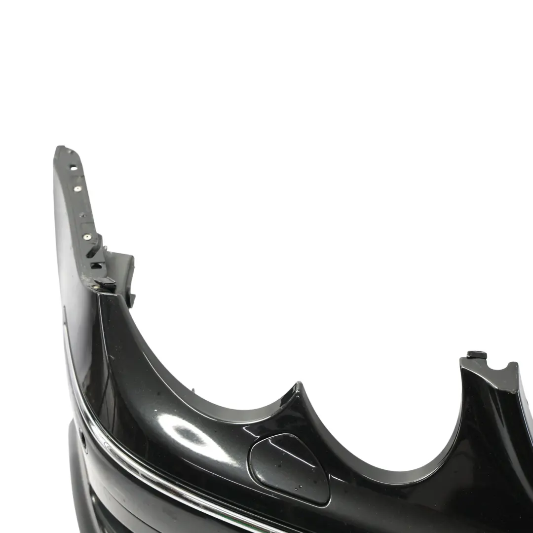 Mercedes W209 Front Bumper AMG Trim Panel Cover Obsidian Black Metallic - 197 - SKU A2098854425-OB - Part number A2098854425