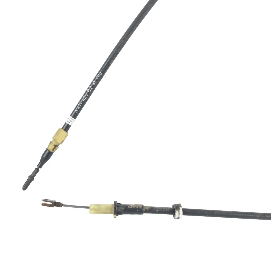 Mercedes W211 C219 Foot Operated Parking Brake Cable Rear Left N/S A2114200385 - SKU A2114200285 - Part number A2114200285