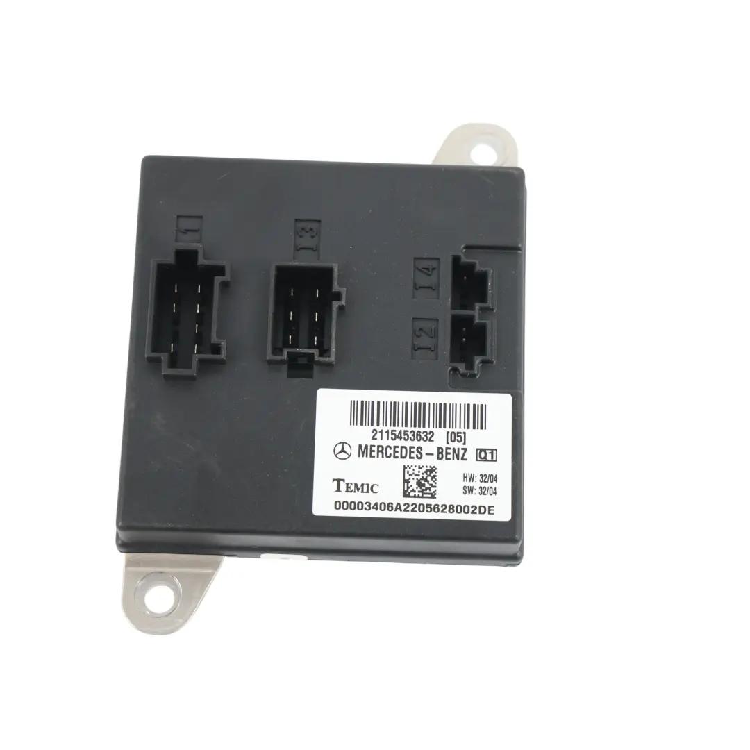 Karosserie Steuergerät ECU Beifahrerseite für Mercedes S211 W211 C219 mit Teilenummer A2115453632 Mercedes S211 W211 C219 Karosserie Steuergerät ECU Beifahrerseite - SKU A2115453632 - Teilenummer A2115453632