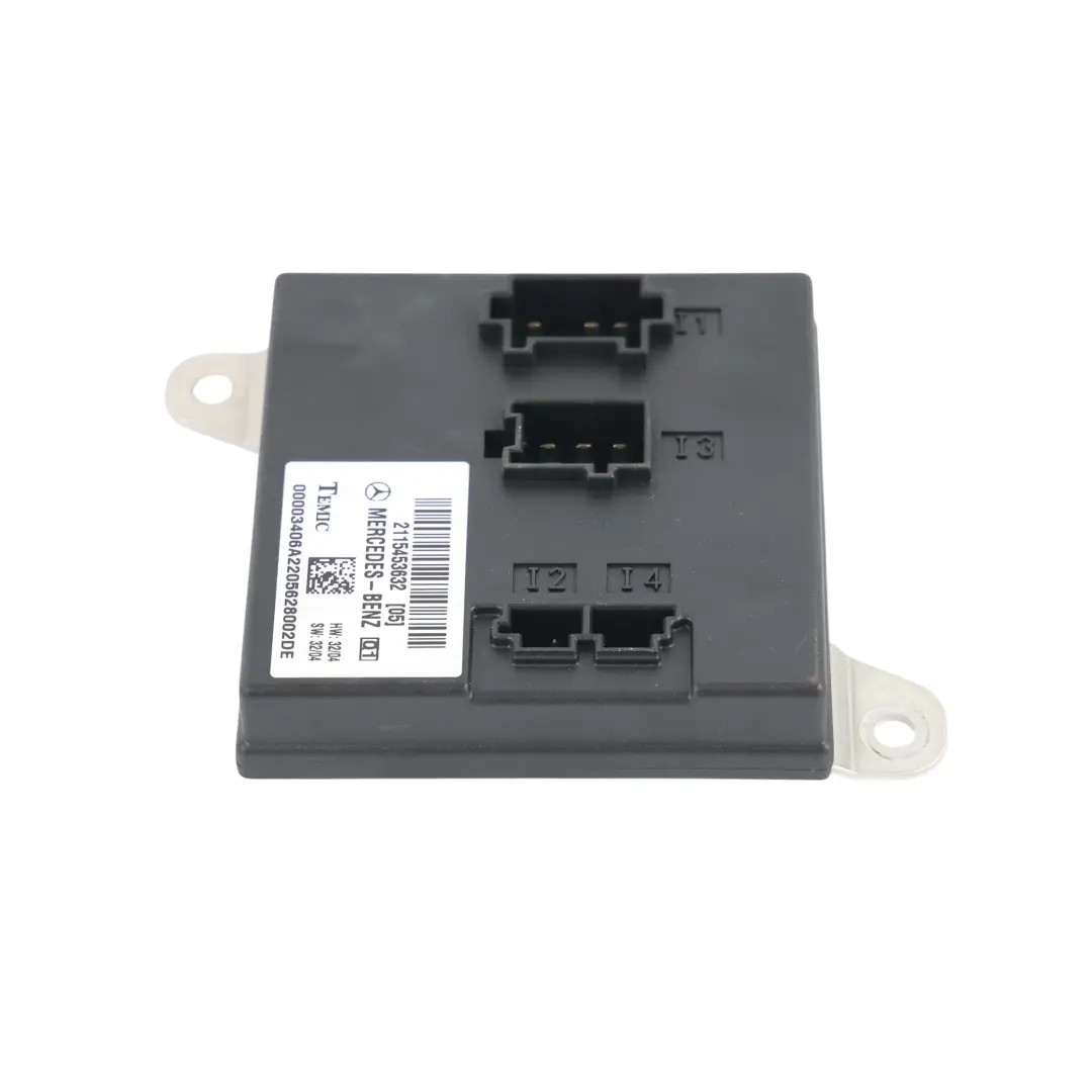 Body Control Module ECU Passenger Side to Mercedes S211 W211 C219 with Part number A2115453632 Mercedes S211 W211 C219 Body Control Module ECU Passenger Side - SKU A2115453632 - Part number A2115453632
