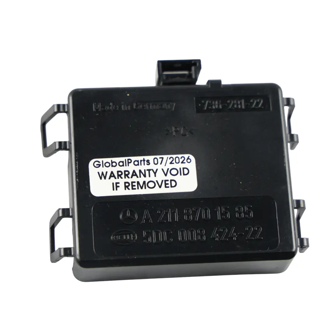 Mercedes W211 W219 Czujnik Deszczu Moduł Sterujący Szyby - SKU A2118701585-1 - Numer Części A2118701585