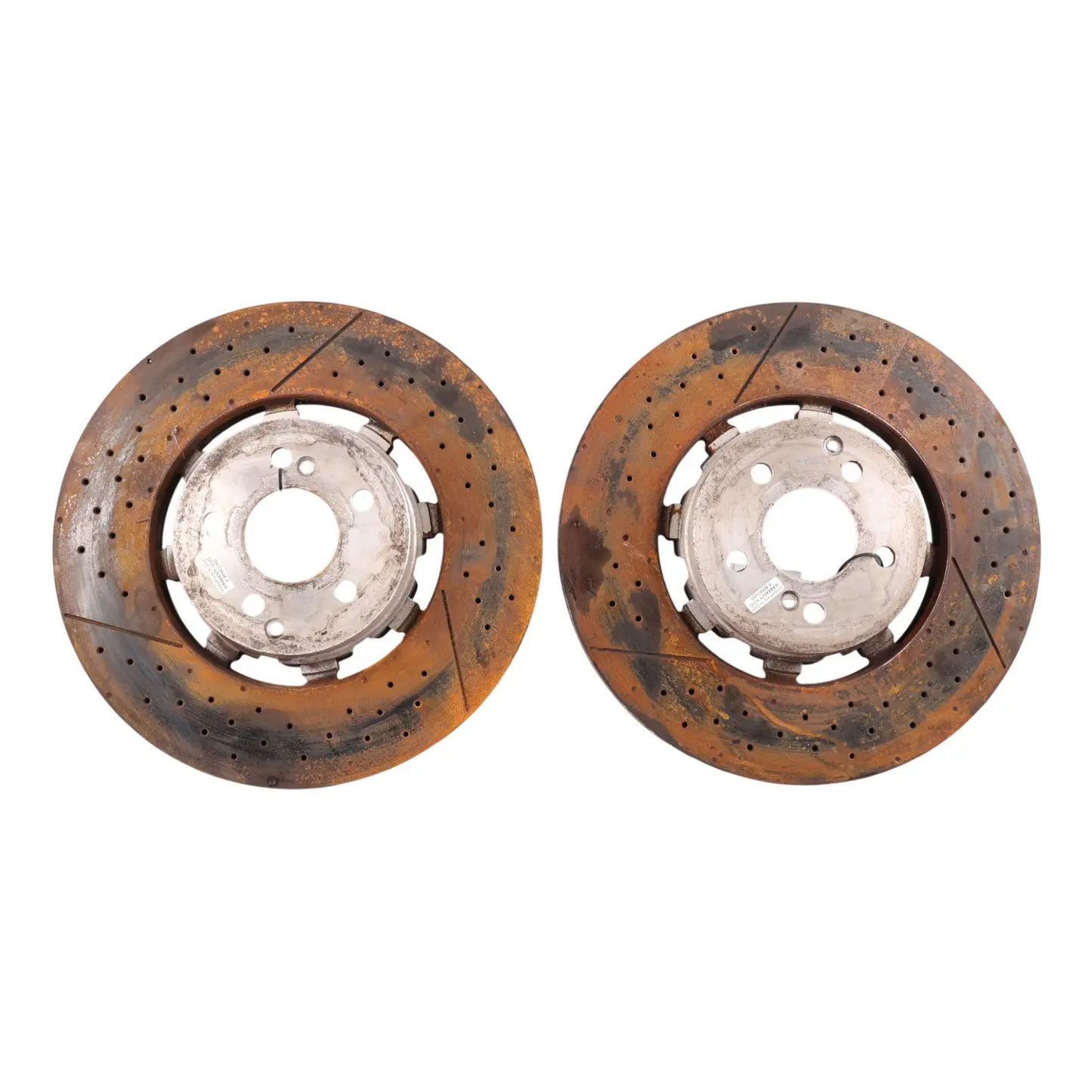 Mercedes C204 C63 AMG Front Brake Disc Rotor Ventilated Set X2 Left Right N/O/S