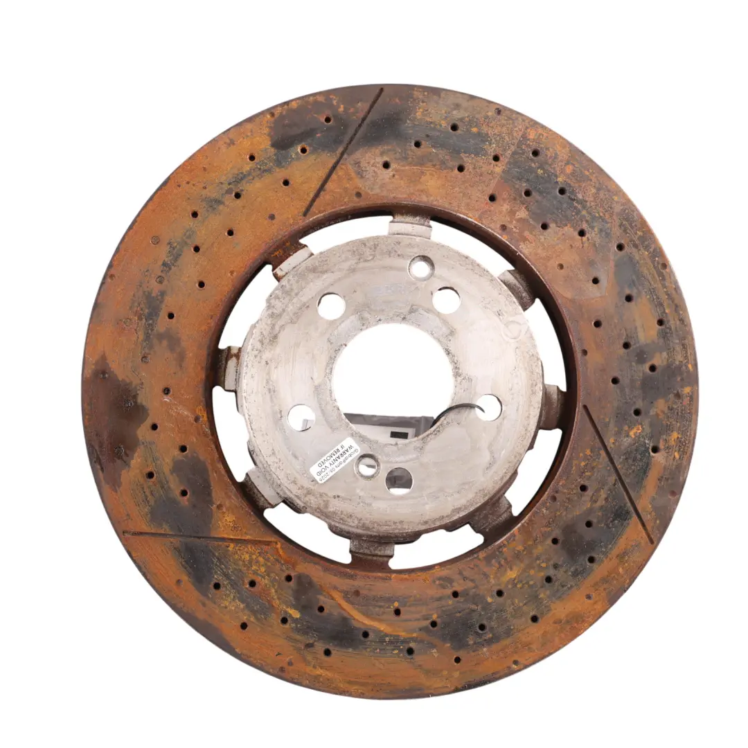 Mercedes C204 C63 AMG Front Brake Disc Rotor Ventilated Set X2 Left Right N/O/S - SKU A2124210512 - Part number A2124210512