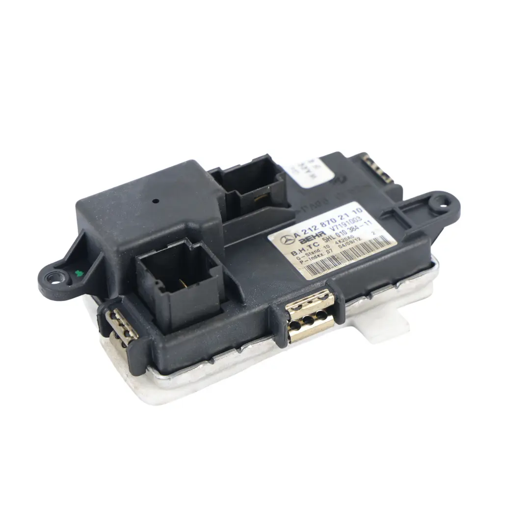 Motor Soplador De Calefacción Mercedes W204 W207 W212 Regulador - SKU A2128702110 - Número de pieza A2128702110