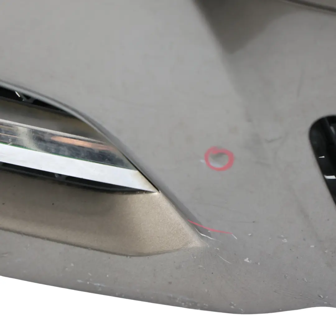 Mercedes W212 S212 Front Bumper Cover Panel Trim Indium Grey Metallic - 963 - SKU A2128801940-ING - Part number A2128801940