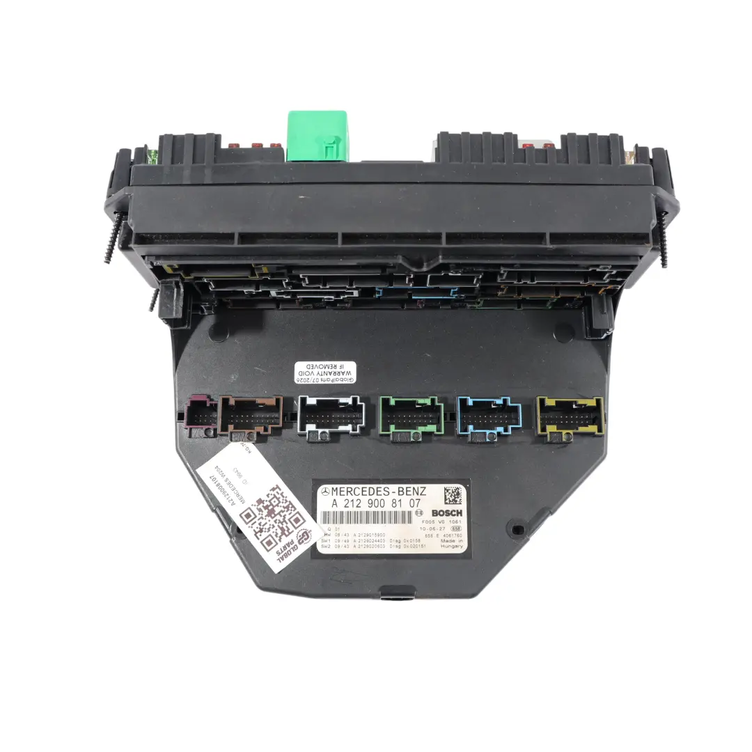Mercedes W204 Centralina Scatola Fusibili Relè SAM Anteriore - SKU A2129008107 - Numero di parte A2129008107