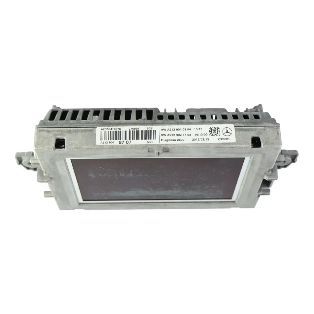 Display schermo multifunzione cruscotto controllo per Mercedes W212 con numero di parte A2129008707 Mercedes W212 Display schermo multifunzione cruscotto controllo - SKU A2129008707 - Numero di parte A2129008707