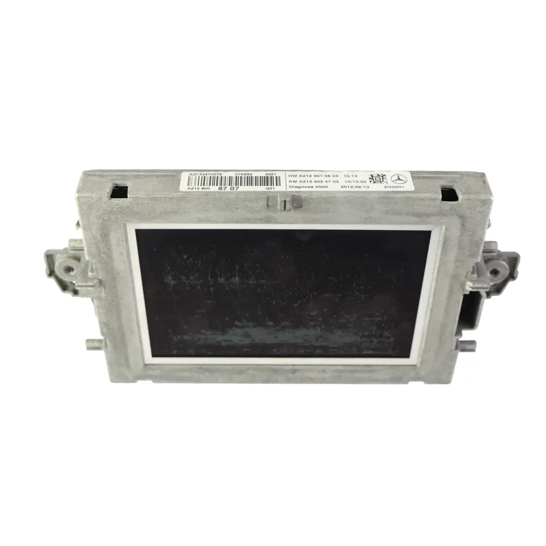 Display schermo multifunzione cruscotto controllo per Mercedes W212 con numero di parte A2129008707 Mercedes W212 Display schermo multifunzione cruscotto controllo - SKU A2129008707 - Numero di parte A2129008707