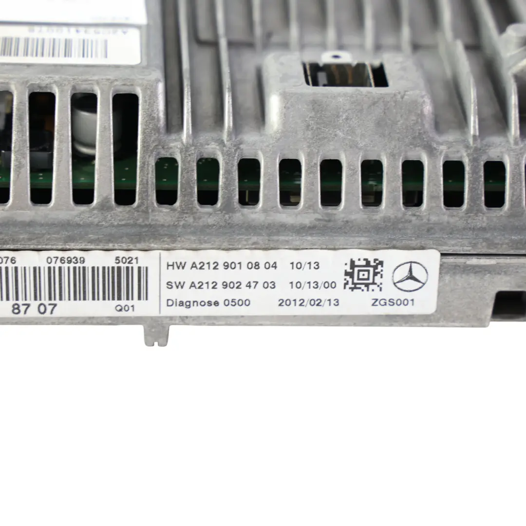 Display schermo multifunzione cruscotto controllo per Mercedes W212 con numero di parte A2129008707 Mercedes W212 Display schermo multifunzione cruscotto controllo - SKU A2129008707 - Numero di parte A2129008707