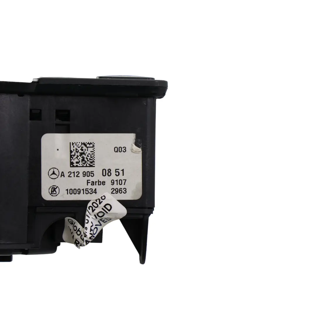 Mercedes A207 W204 R172 W176 S212 W246 W463 Panel Interruptor Faro - SKU A2129050851 - Número de pieza A2129050851