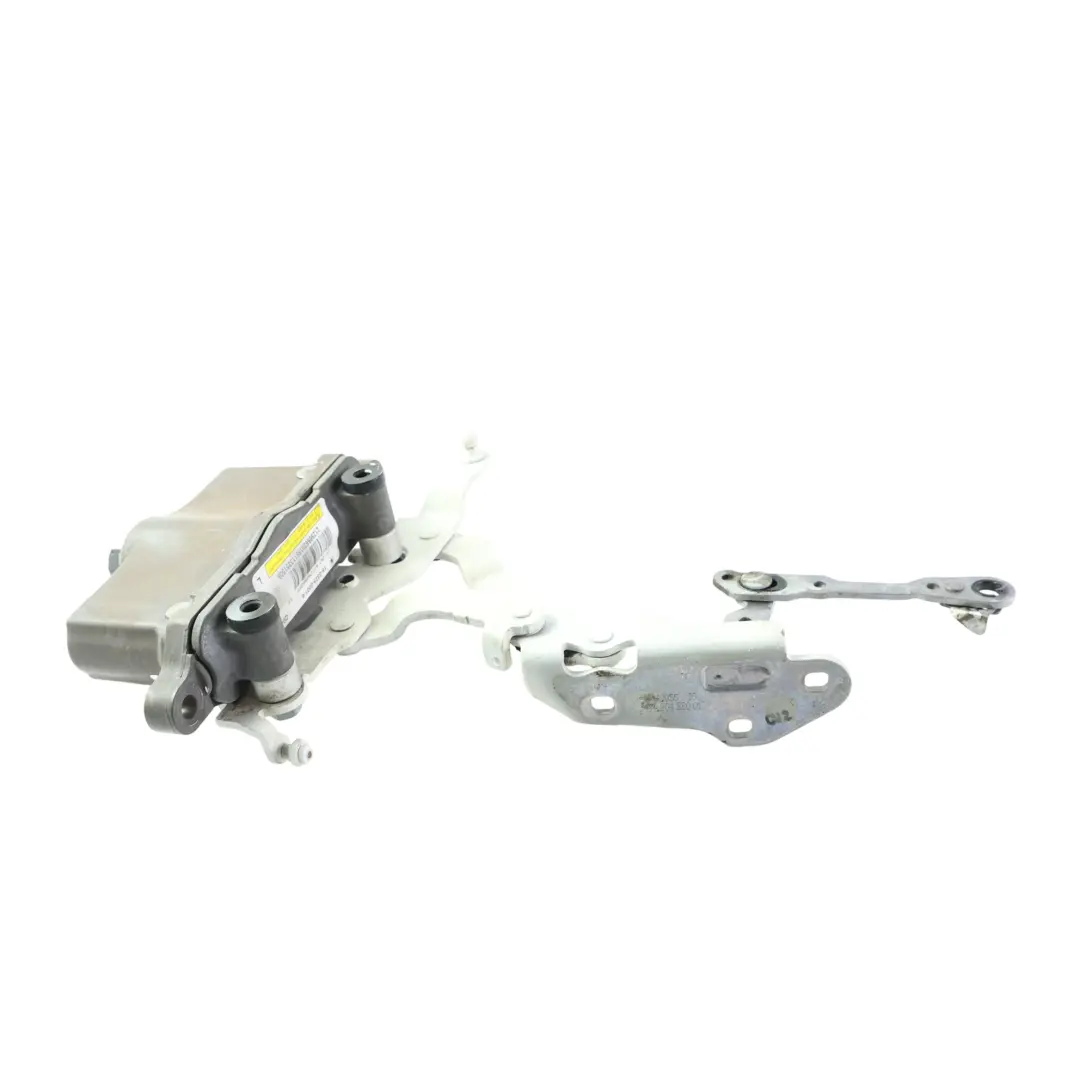 Mercedes W204 W212 Hood Hinge Left N/S Pedestrian Protection Calcite White - 850 - SKU A2129066201-CW1 - Part number A2129066201